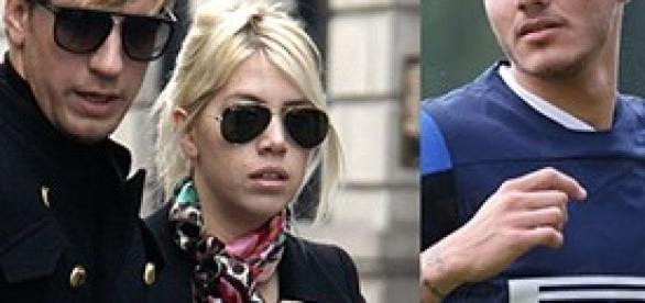 L'attaccante del Catania con l'ex moglie e l'ex amico di squadra L'attaccante del Catania con l'ex moglie e l'ex amico di squadra