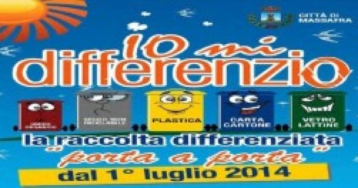 Io mi differenzio è il nuovo programma di raccolta differenziata del