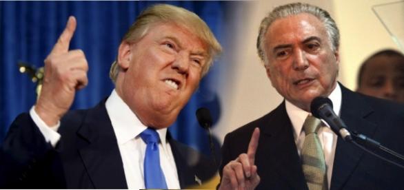 Resultado de imagem para presidente trump e michel temer juntos