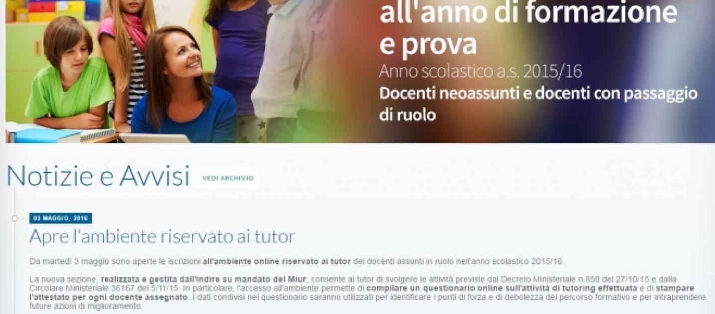 Formazione neoassunti fino a quando rimarrà aperta e attiva la