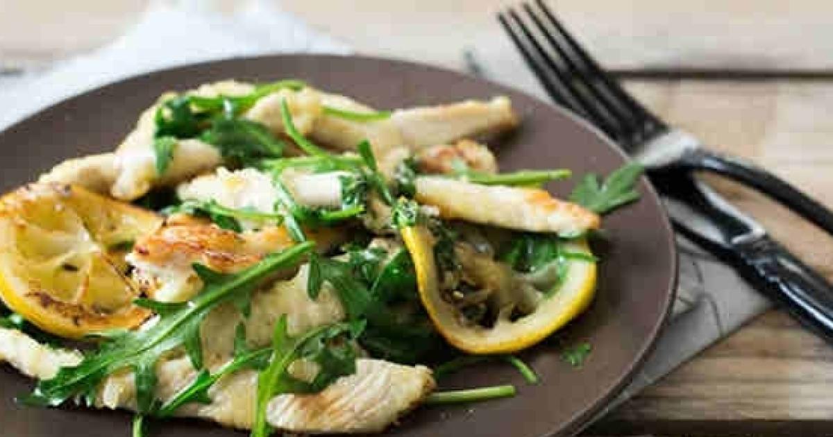 Straccetti Di Pollo Con Limone E Rucola