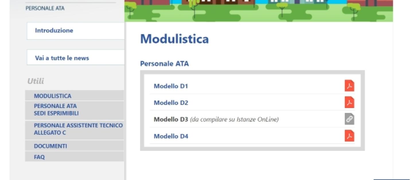 Domanda Ata come fare per scegliere le scuole online