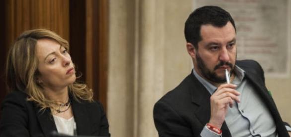 Risultati immagini per salvini meloni