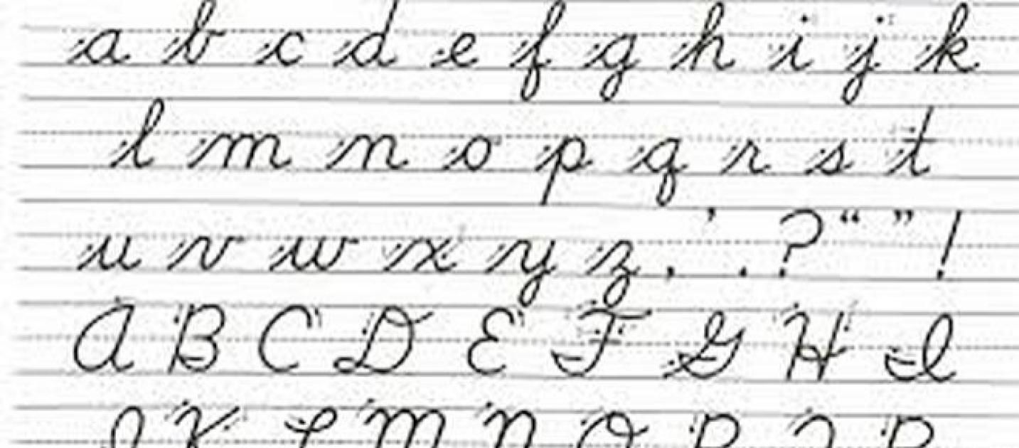 Cursive writing is back in some public schools