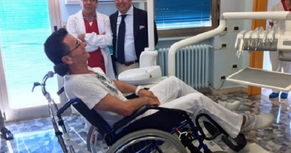 Ospedale San Donà prima postazione odontoiatrica per chi usa la carrozzina