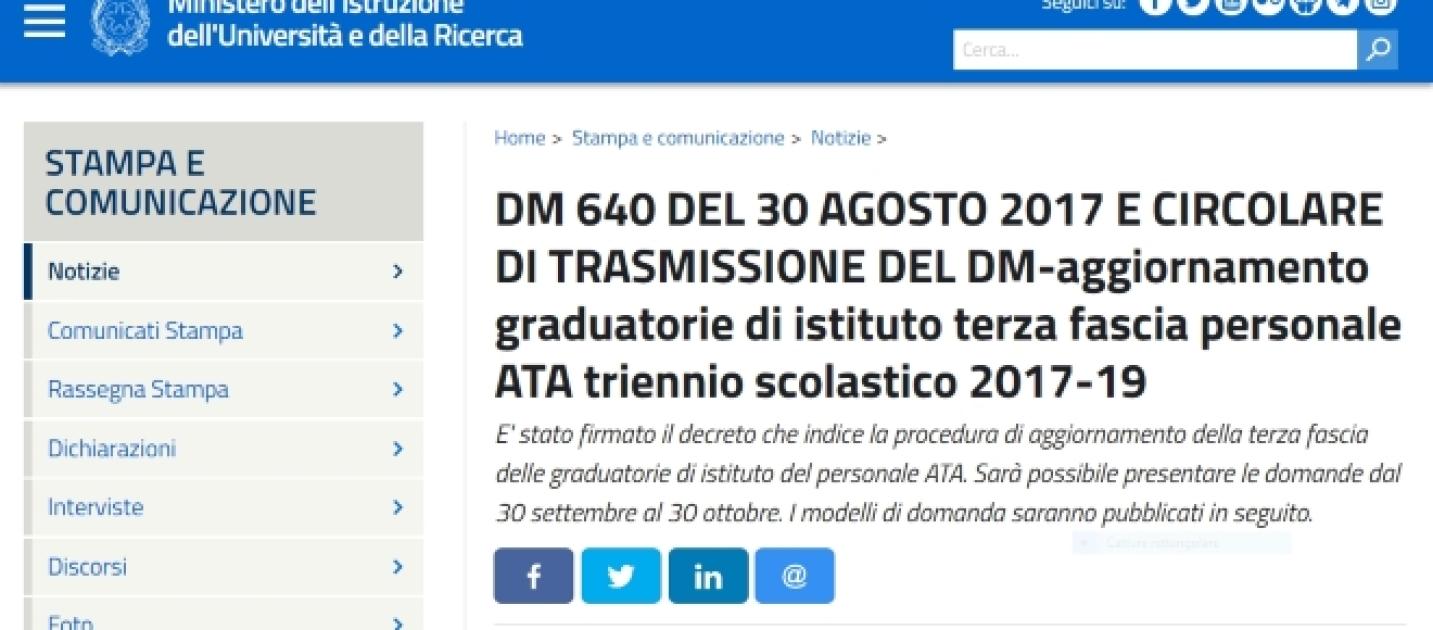 Bando Ata è ufficiale tempi e modi per presentare domanda