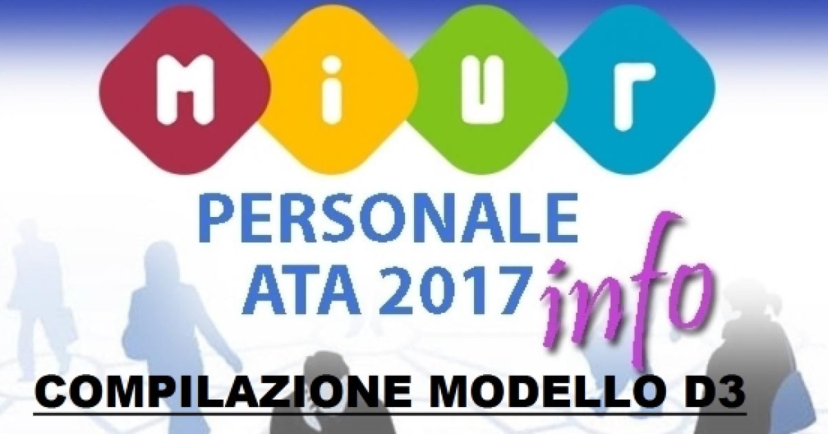 Personale ATA Modello D3