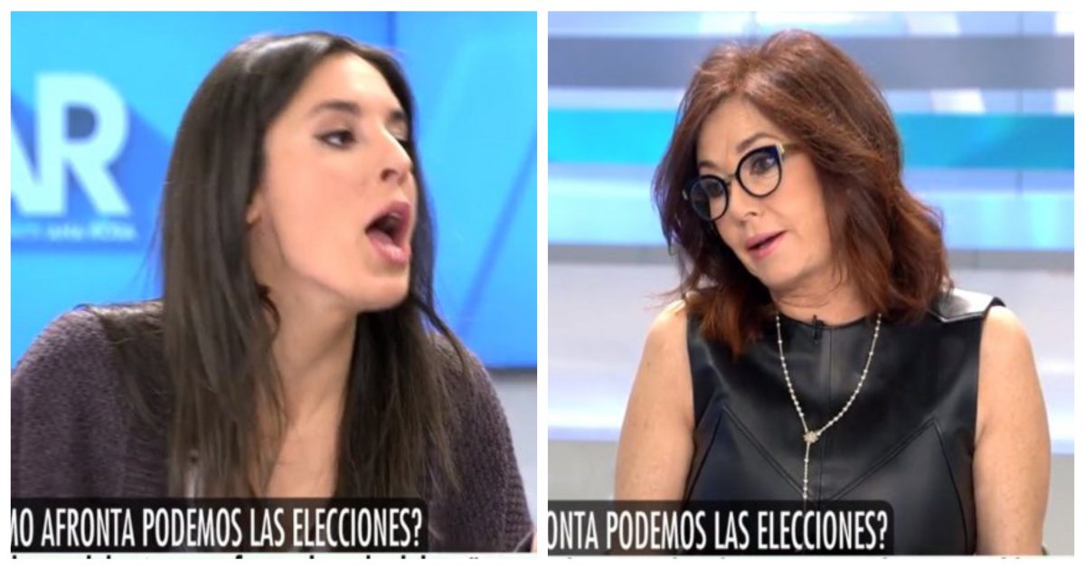 Bronca Entre Ana Rosa Quintana E Irene Montero Por La Huelga Feminista