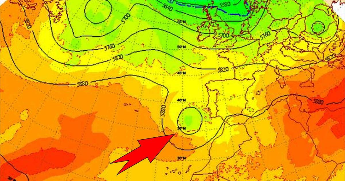 AEMET alerta ante la llegada de una DANA gota fría a España