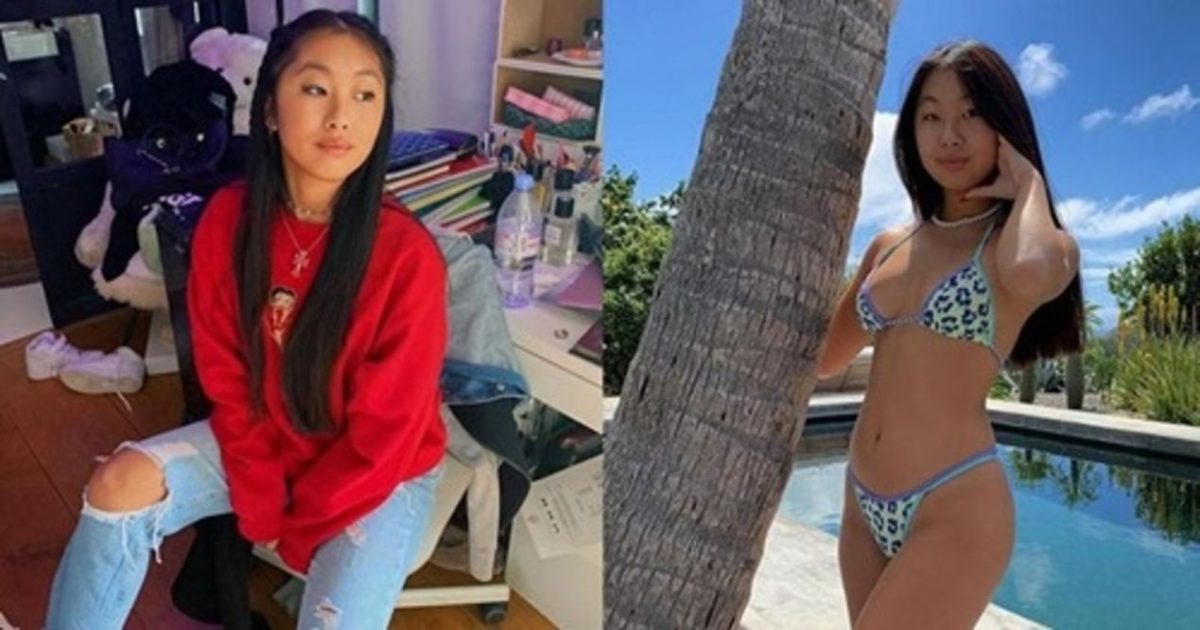 Jade Hallyday Cr E Encore La Pol Mique Avec Une Photo Dans Un Minuscule Bikini Blanc