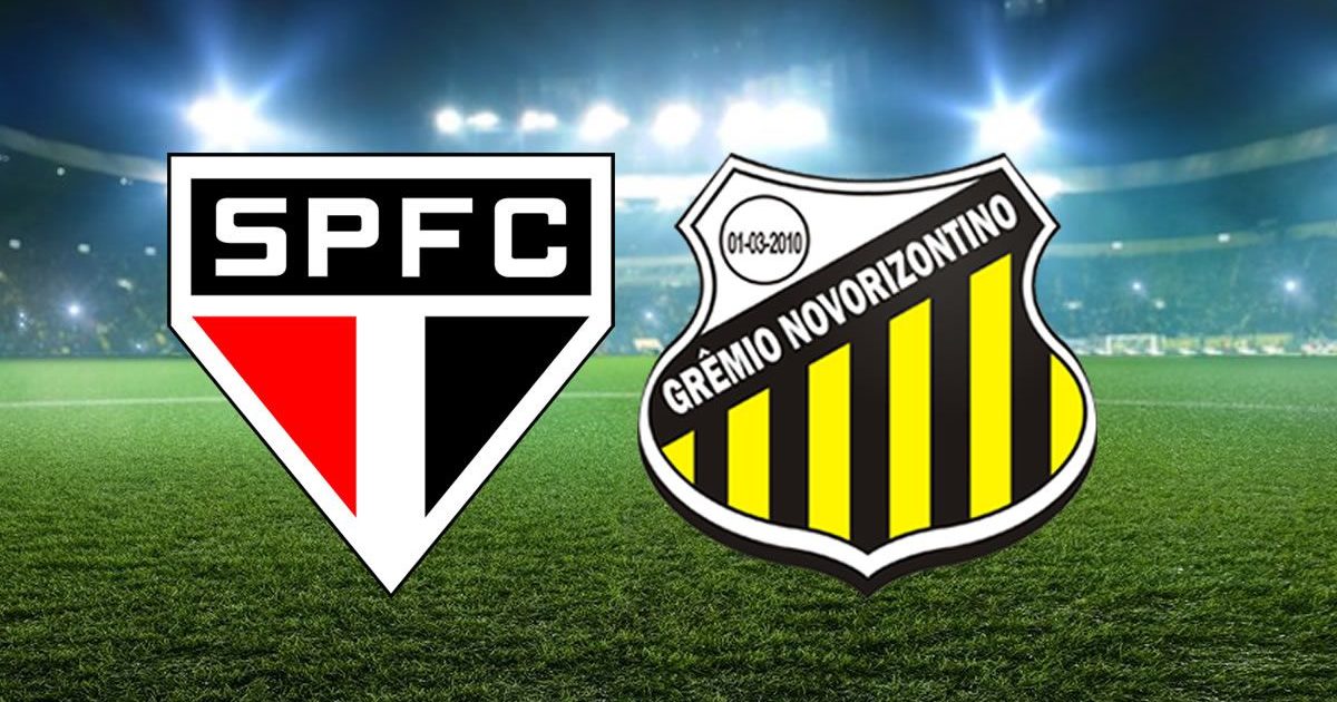 São Paulo x Novorizontino onde assistir e informações da partida