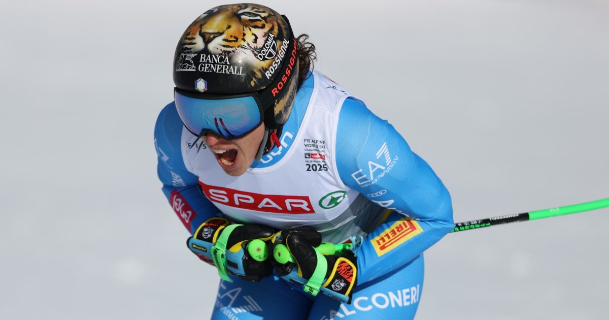 Federica Brignone Conquista L Argento Nel Super G Ai Mondiali Di Saalbach