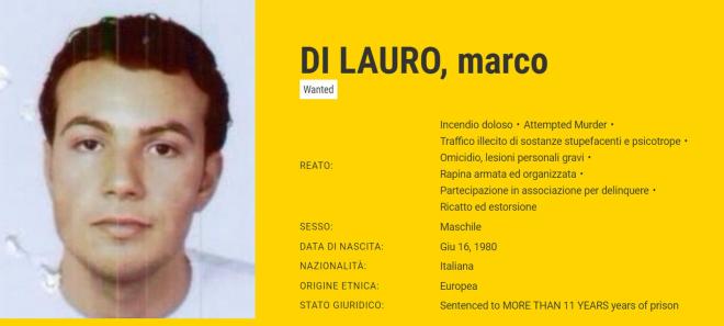 Marco Di Lauro, italiano, nato il 16-giu-80