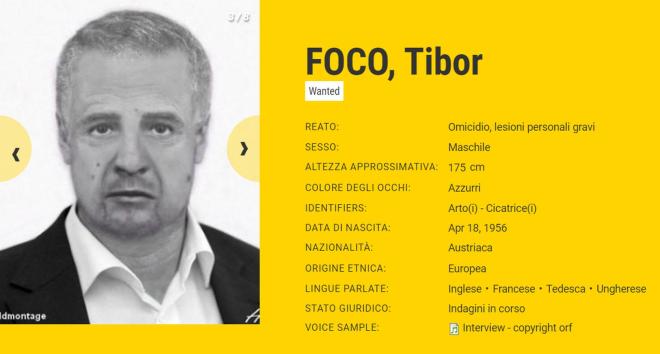 Tibor Foco, austriaco, nato il, 18-apr-56 