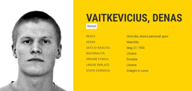 Denas Vaitkevicius, lituano, nato il 27-mag-93