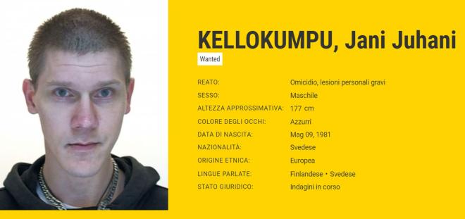 Jani Juhani Kellokumpu, svedese, nato il, 09-mag-81 