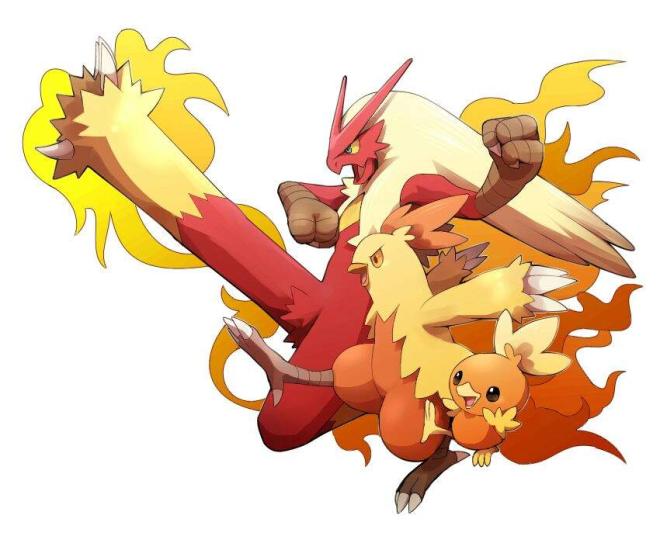 7 Pokémon iniciais do tipo fogo