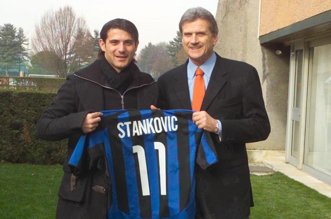 Dejan Stankovic dalla Lazio all'Inter.