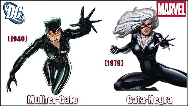 Mulher-Gato vs Gata Negra