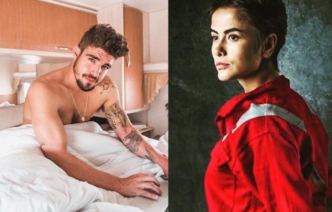 Maria Casadevall e Caio Castro