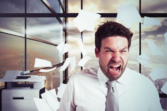 El estrés te puede llevar a perder el control