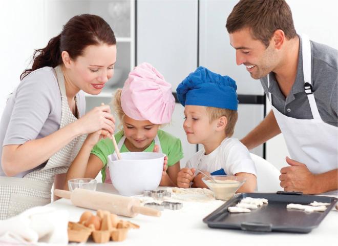 Passare il tempo cucinando