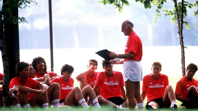 Arrigo Sacchi e la grinta di Filippo Inzaghi