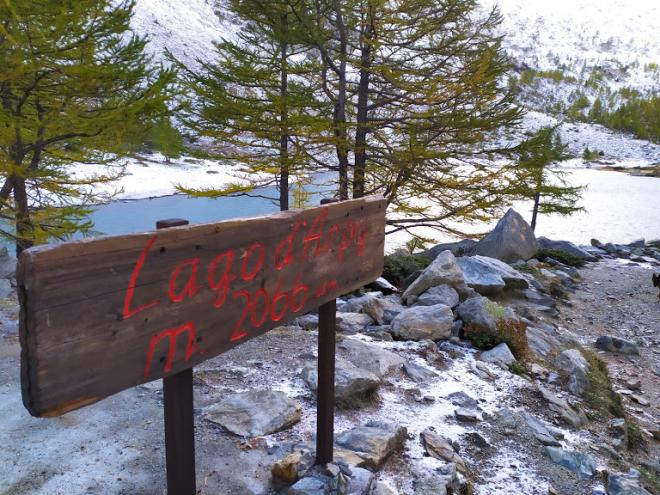 Lago D'Arpy, 2066 m di altezza