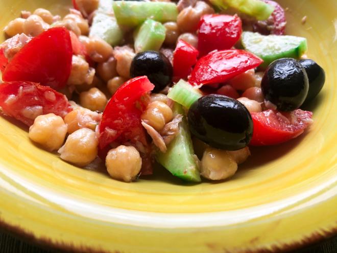 Insalata di ceci e tonno 