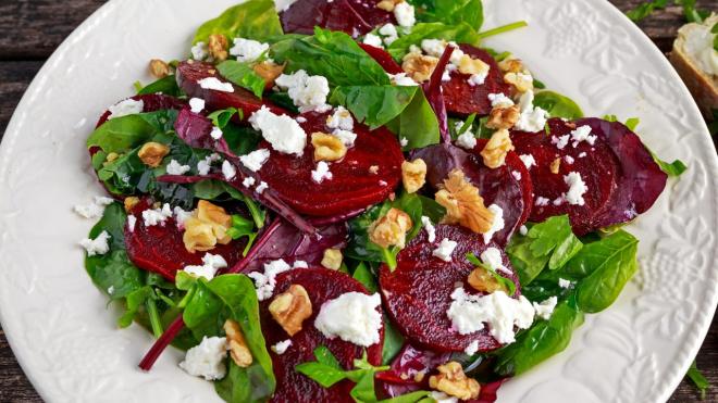 Insalata di barbabietola e feta