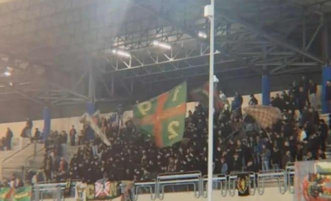 I 500 tifosi della Ternana a San Benedetto del Tronto 