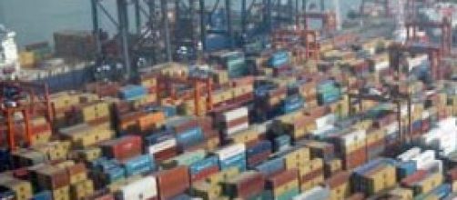 La produzione dei porti cinesi di è in aumento
