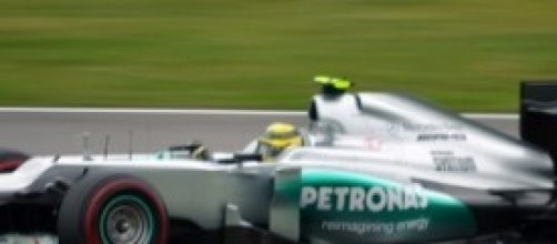 Nico Rosberg sulla Mercedes