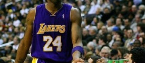 Kobe Bryant dei LAL in una vecchia immagine