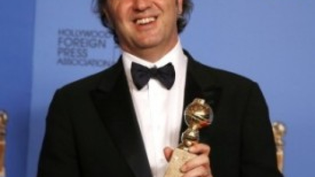 Paolo Sorrentino con il Golden Globe