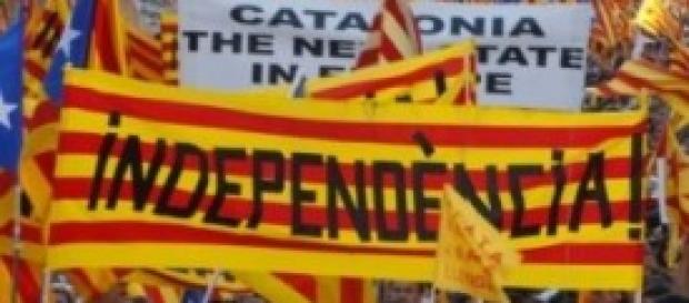 Manifestazione per l'indipendenza della Catalogna Manifestazione per l'indipendenza della Catalogna