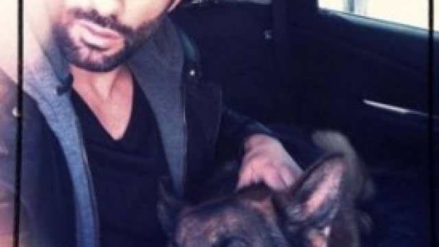 Francesco Arca sul set di Rex