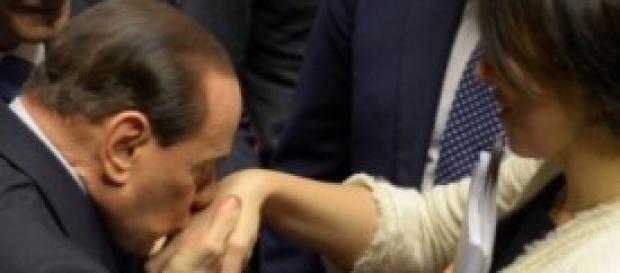Nunzia De Girolamo e Silvio Berlusconi Nunzia De Girolamo e Silvio Berlusconi