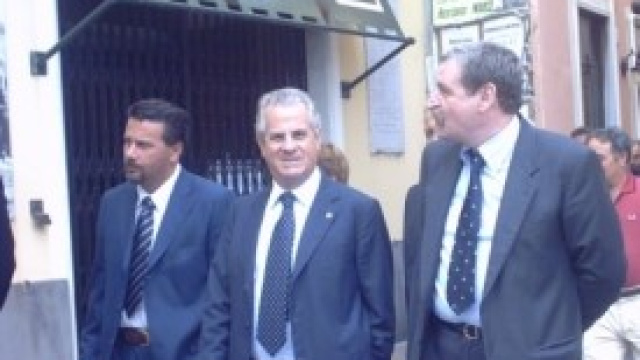 Al centro Claudio Scajola, ex Ministro 