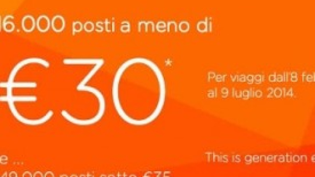 Offerte low cost easyJet 