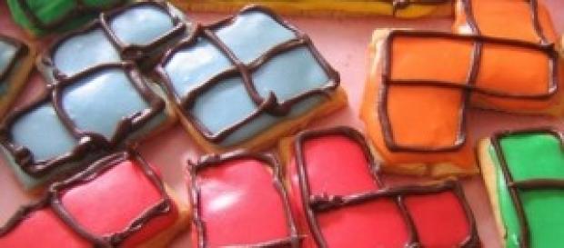Dulces basados en Tetris. Dulces basados en Tetris.