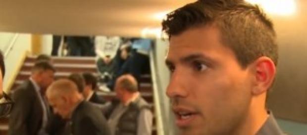 Sergio Aguero, Man City's striker Sergio Aguero, Man City's striker