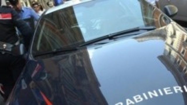 L'intervento dei Carabinieri