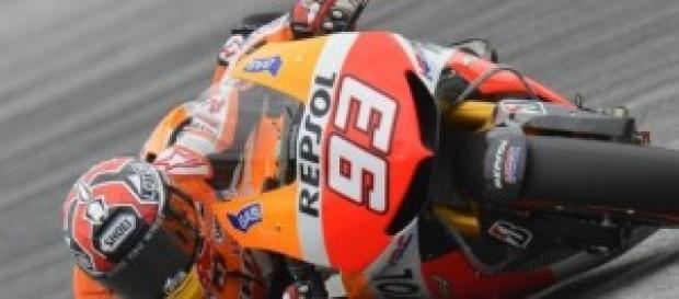 Márc Márquez pilotando su Honda Márc Márquez pilotando su Honda