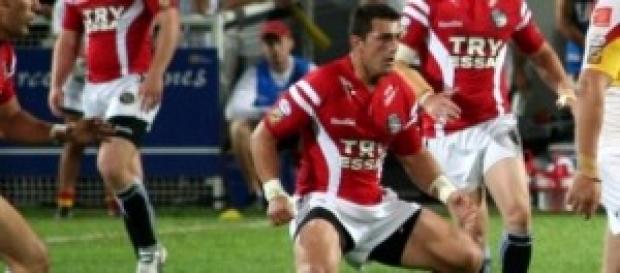 Wigan's Ben Flower sees red Wigan's Ben Flower sees red