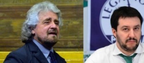 Beppe Grillo e Matteo Salvini