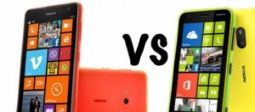 Nokia Lumia 620 vs Nokia Lumia 625