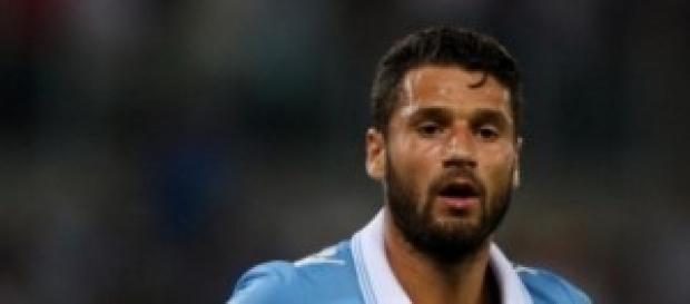 il centrocampista laziale Antonio Candreva il centrocampista laziale Antonio Candreva