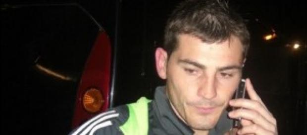 Uno de los dos porteros, Iker Casillas Uno de los dos porteros, Iker Casillas
