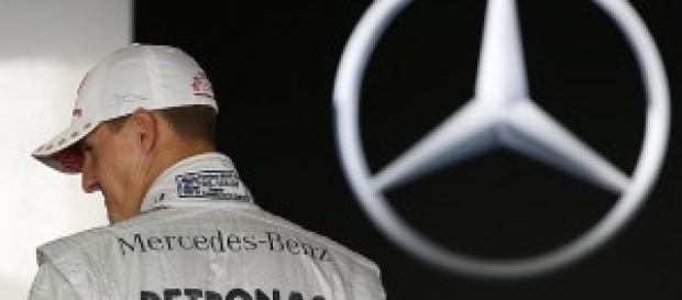 El campeón Michael Schumacher. El campeón Michael Schumacher.